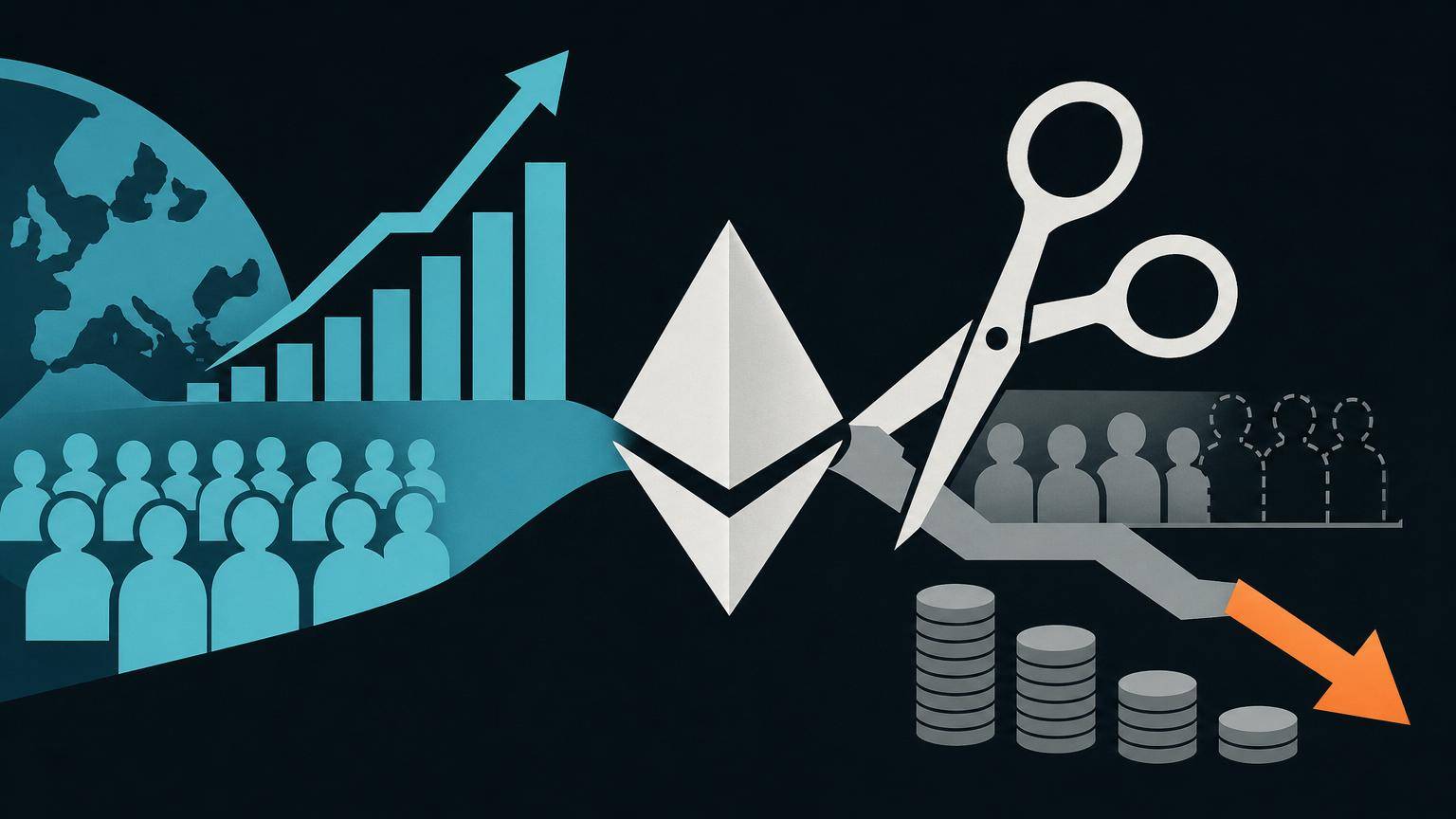 Ethereum Foundation cuts staff as network use rises but ETH lags